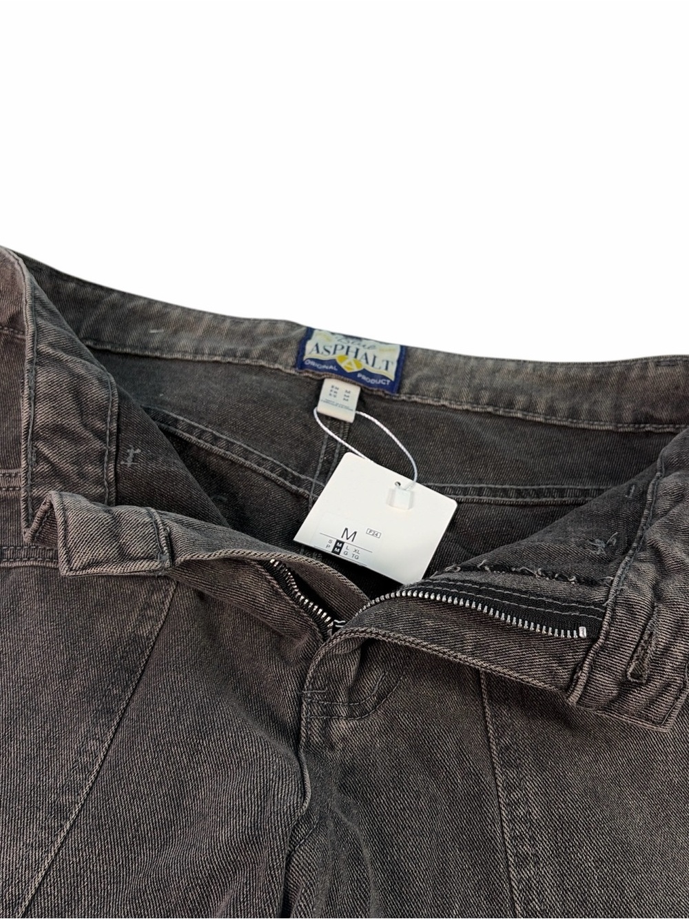 Blue Asphalt  Cargo Pants Wide Leg Black Size Medium NWT - Picture 5 of 10